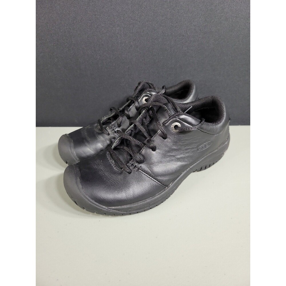 KEEN PTC Oxford Utility Work Shoes Women's Size 6.5 Wide Black